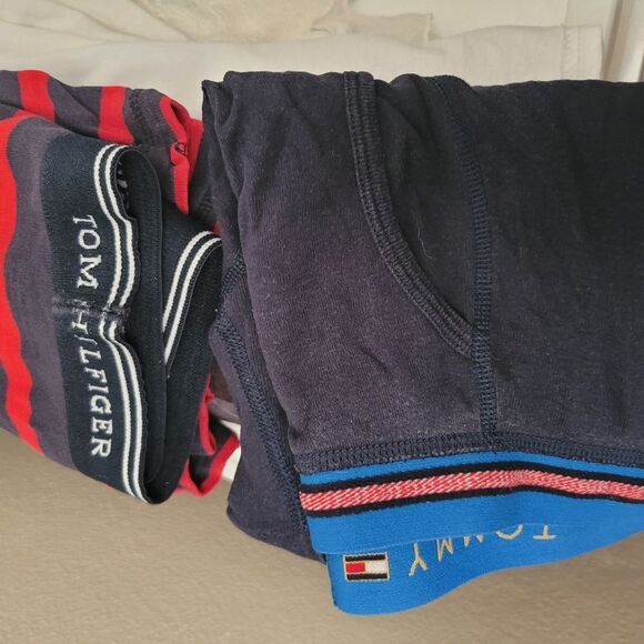 Old Tommy Hilfiger Blue and Red Boxer Briefs - Picture 1 of 2